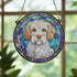 Clumber Spaniel Stained Glass Effect Suncatcher